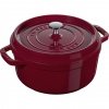 STAUB LA COCOTTE Garnek żeliwny Okrągły 3.85 Ltr, Bordeaux La Cocotte